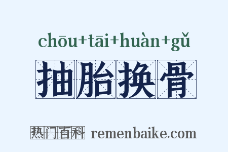 抽胎换骨是什么意思的图片